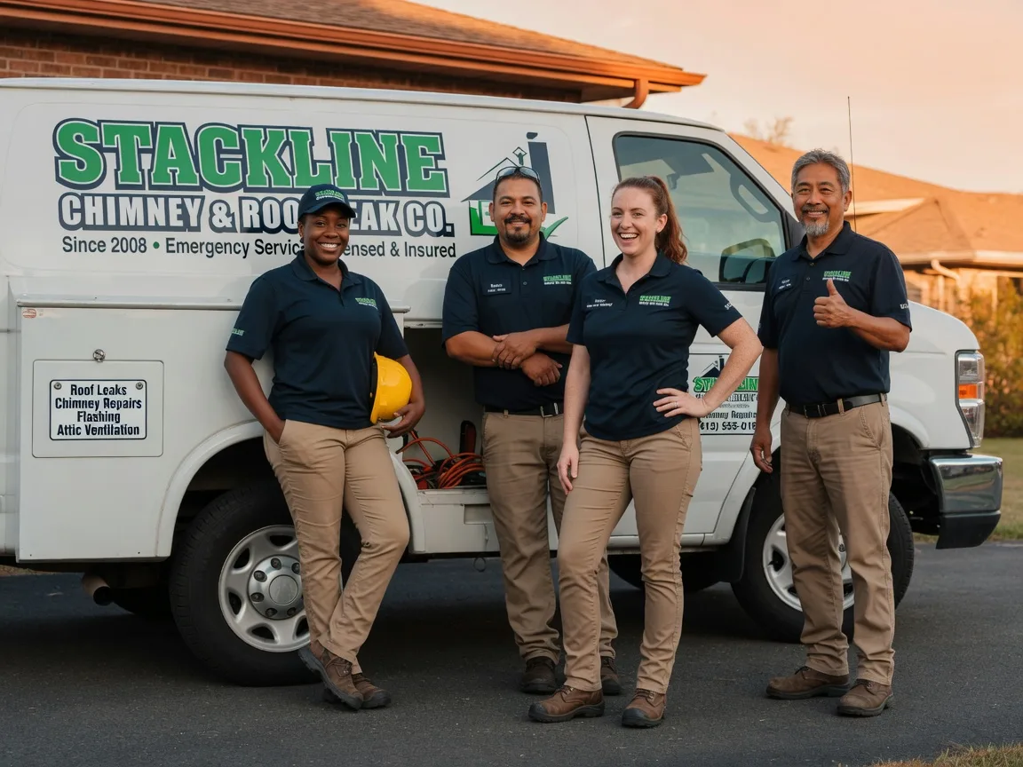 Chimney flashing repair company in Saint John, IN